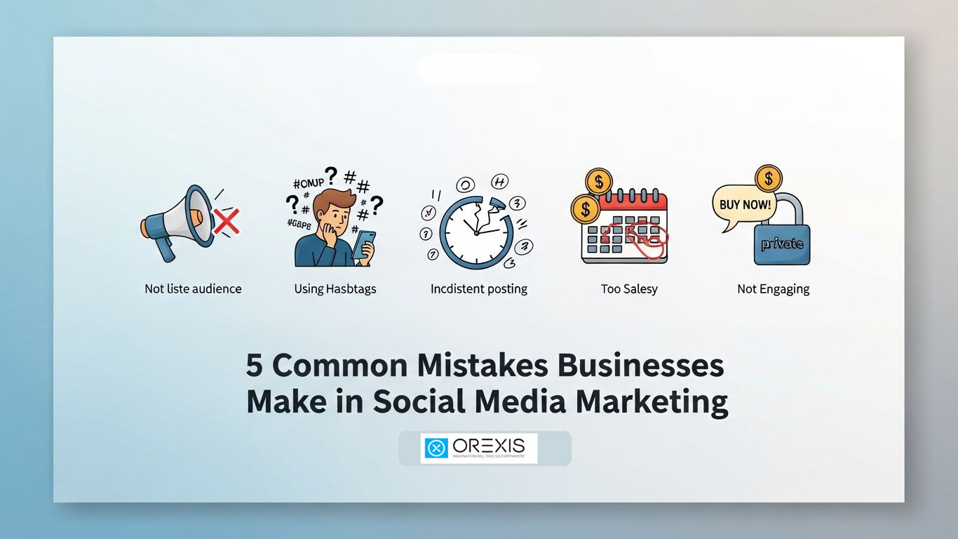 5 Common Mistakes Businesses Make in Social Media Marketing