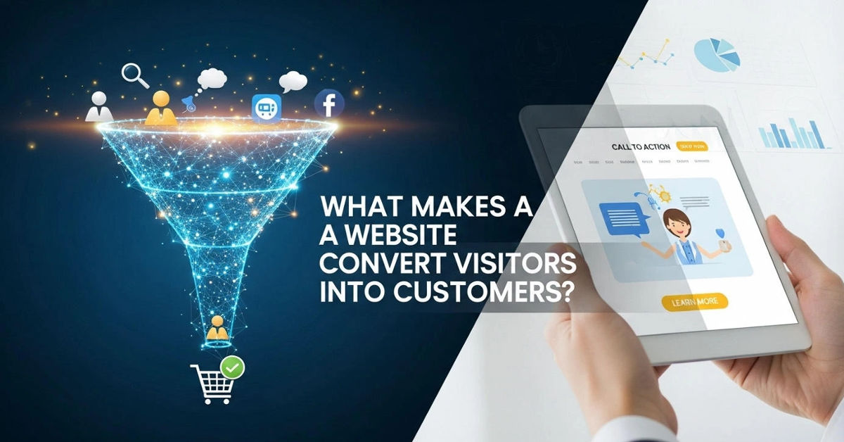 What Makes a Website Convert Visitors into Customers?